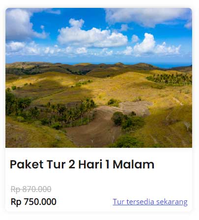 Paket Tour Wisata Nusa Penida Murah - 2 Hari 2 Malam