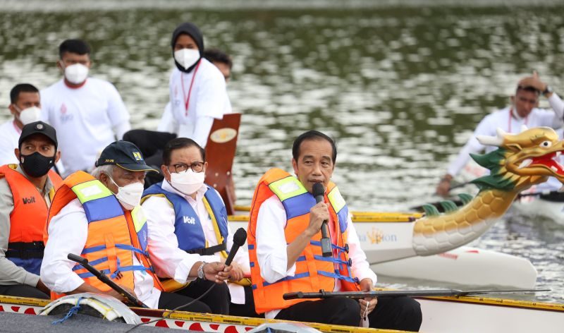 Presiden resmikan Bendungan Ladongi di Kolaka Timur Presiden resmikan Bendungan Ladongi di Kolaka Timur