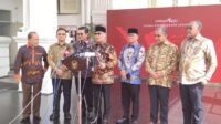 Presiden Jokowi diskusikan rangkaian HUT Ke-79 RI dengan pimpinan MPR